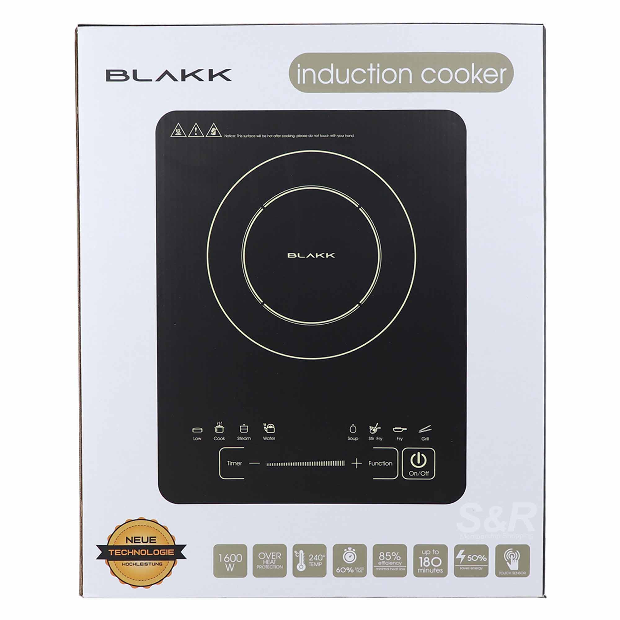 Blakk Single Induction Cooker 1600W OBSIC